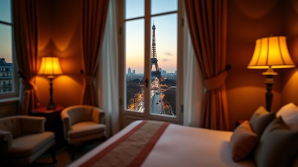 Où dormir pour profiter d'une vue sur l'Arc de Triomphe ?