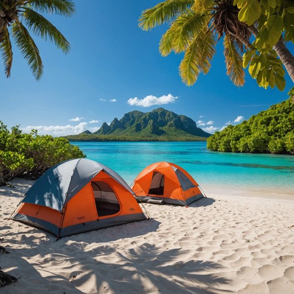 Quelles sont les meilleures techniques pour camper en région de lagon coralien?