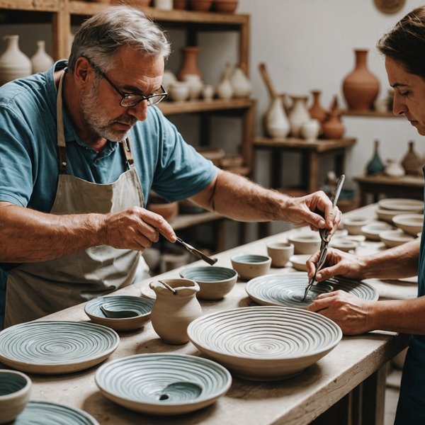 Où apprendre les techniques de l'artisanat de la céramique en Grèce?