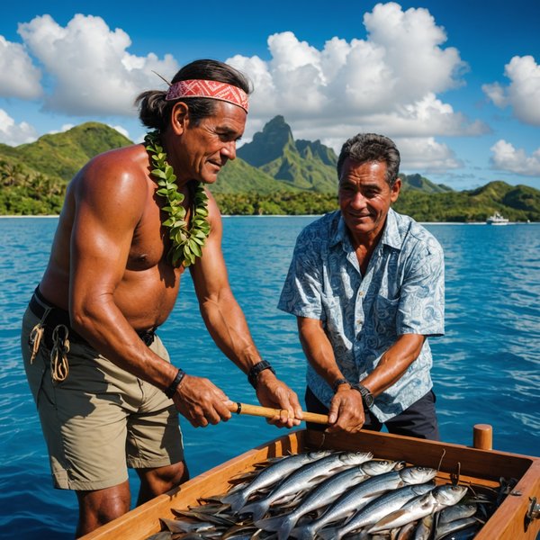 Comment organiser une croisière pour découvrir les traditions de la pêche au harpon en Polynésie?